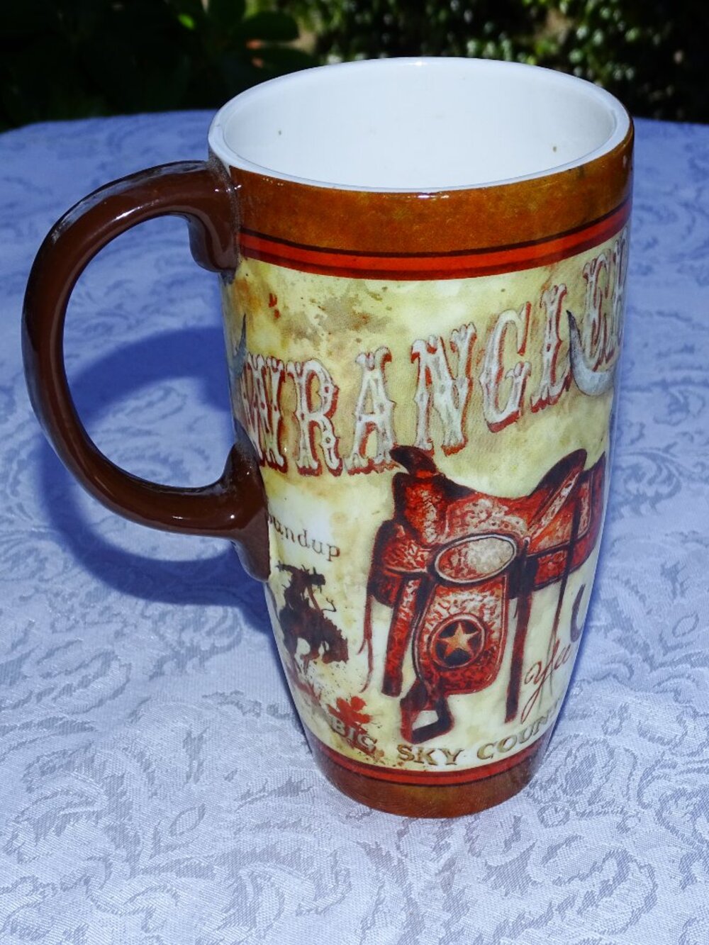 Cypress Home™ Tall Coffee Mug Macchiato Cappuccino Wrangler Big Sky Country